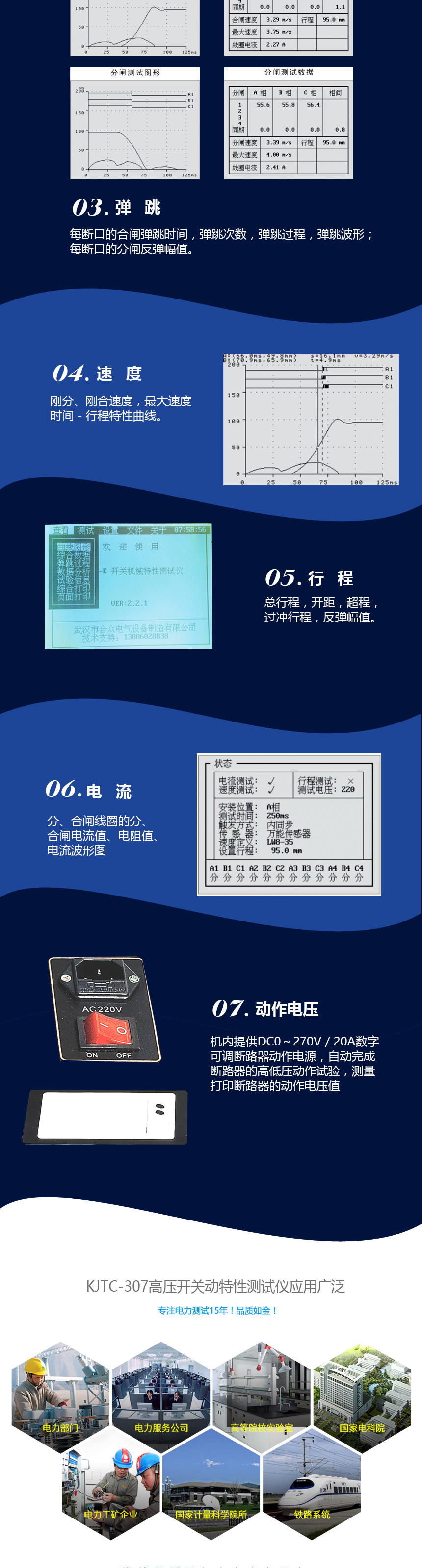 高壓開(kāi)關(guān)動(dòng)特性測(cè)試儀