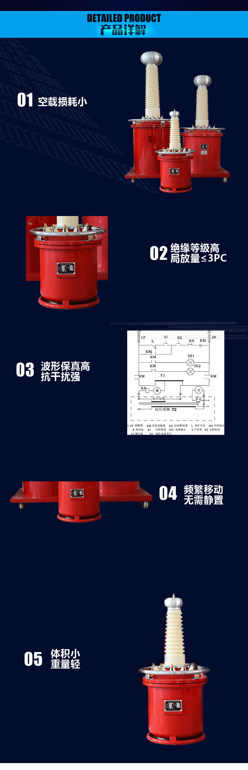 充氣式工頻試驗變壓器，試驗變壓器